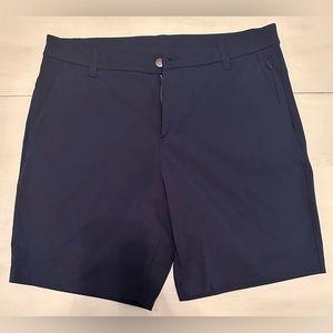 lululemon Commission Shorts 9” Color Navy Size 33” Waist